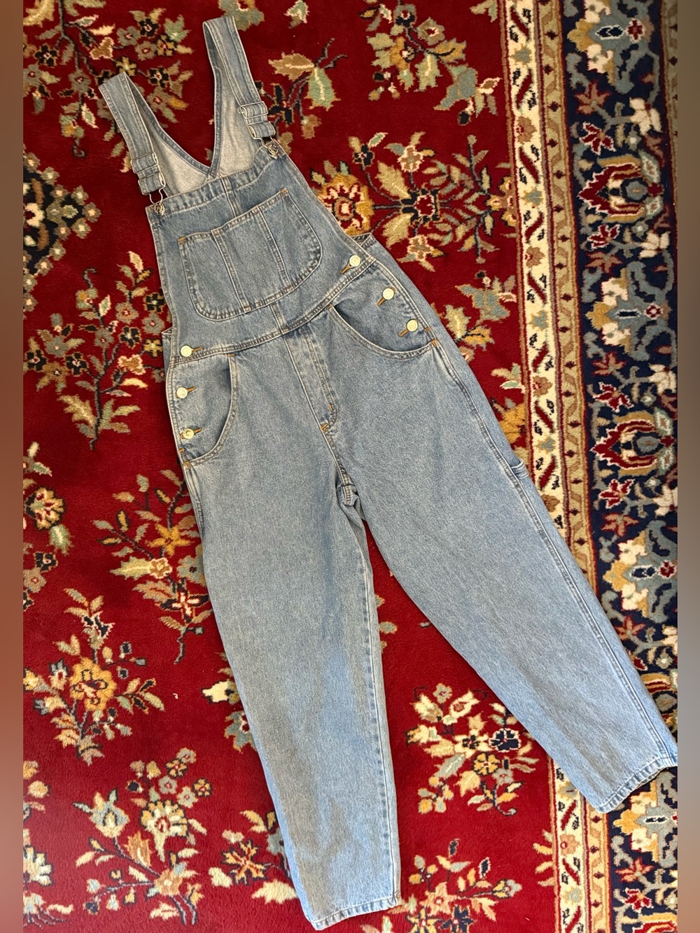 Arizona Jean Light Blue Denim Overalls